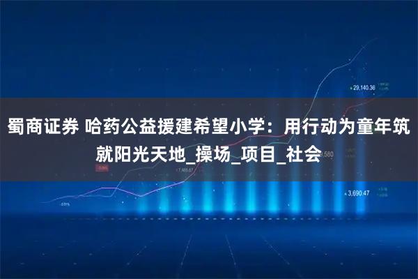 蜀商证券 哈药公益援建希望小学：用行动为童年筑就阳光天地_操场_项目_社会
