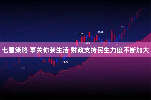 七星策略 事关你我生活 财政支持民生力度不断加大