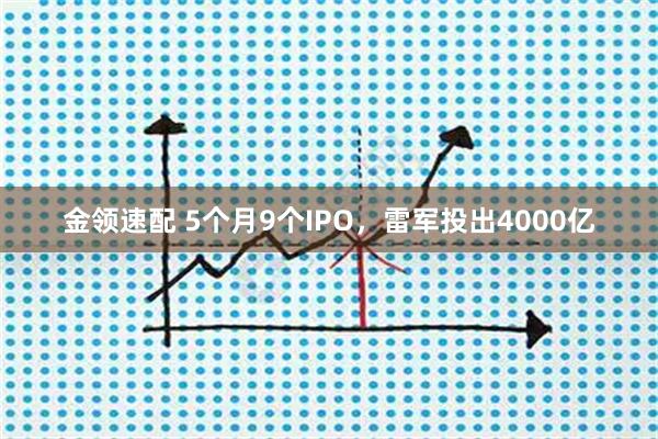 金领速配 5个月9个IPO，雷军投出4000亿