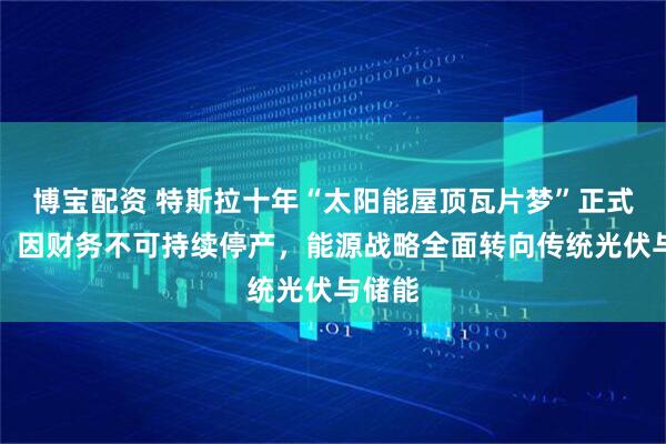 博宝配资 特斯拉十年“太阳能屋顶瓦片梦”正式终结：因财务不可持续停产，能源战略全面转向传统光伏与储能